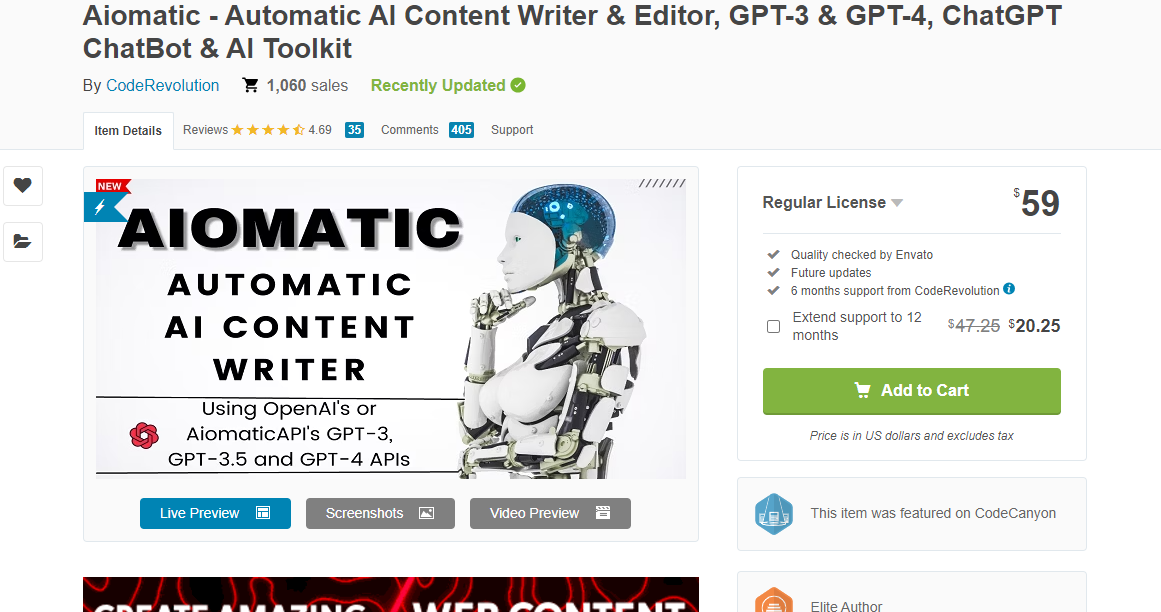 WordPress插件–Aiomatic v2.2.1 破解版 Ai内容自动生成