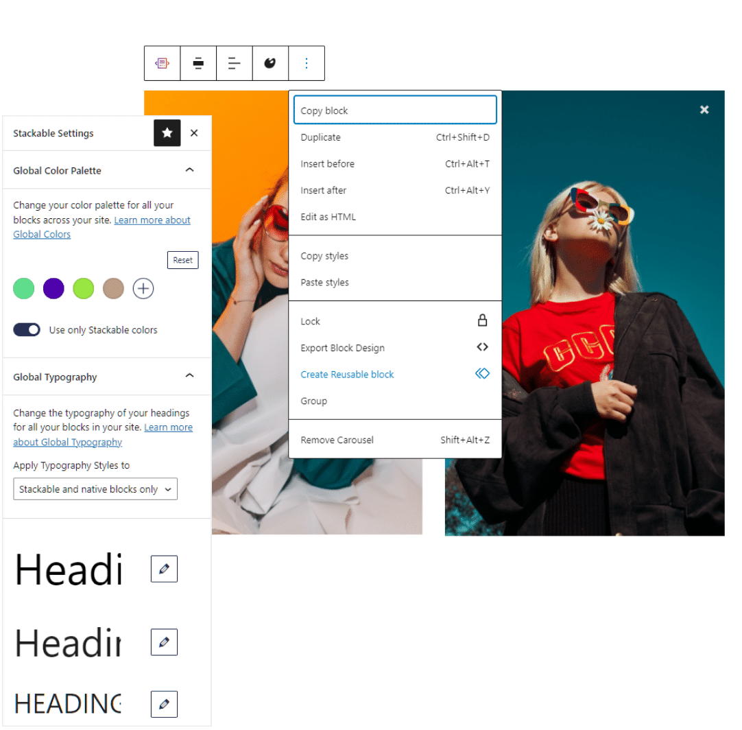 WordPress Gutenberg页面编辑功能增强插件–Stackable Premium v3.13.9 破解版下载