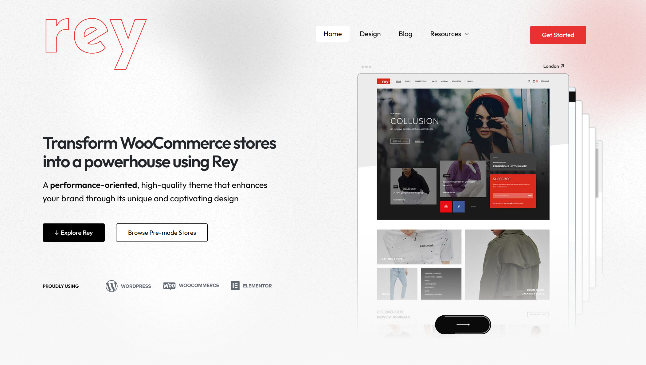 WordPress主题–Rey v3.1.1 破解版下载，WooCommerce 主题