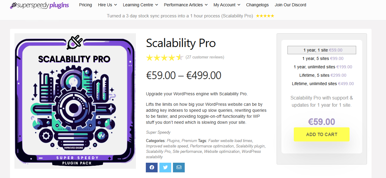 WordPress数据库优化插件–Scalability Pro v5.79 破解版下载